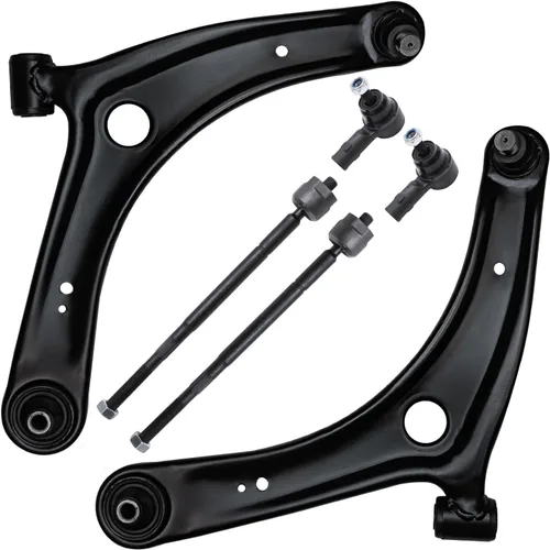 Vista 136 de Detroit Axle - Kit de extremo delantero para Chrysler 300 Dodge Charge 2011-2018 Challenger, 2 brazos de control traseros inferiores, 2 barras