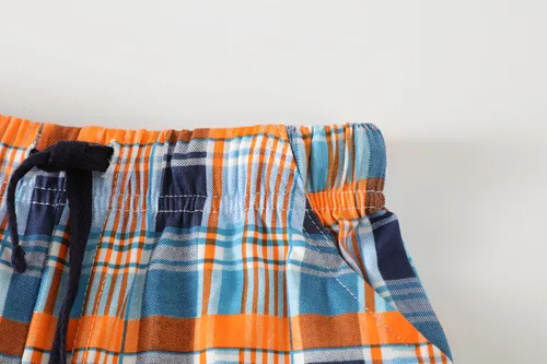 Vista 4 de Little Bitty - Conjunto de camiseta y pantalones cortos de algodón de manga corta para niños (2-7 años) (personalizable)