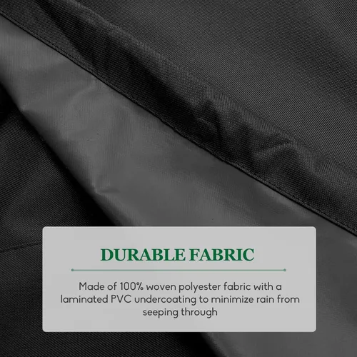 Vista 3 de Fundas para sillas de patio para muebles de exterior, impermeables, paquete de 2, fundas para sillas de césped 600D, tela Oxford resistente, fundas