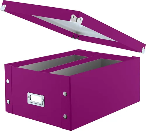 Vista 13 de Caja de almacenamiento con diseño elegante Snap-N-Store (SNS01913) Almacenamiento de CD individual paquete de Negro