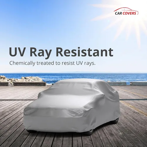 Vista 5 de Compatible con funda de coche resistente a la intemperie 2017 Ford Shelby GT Coupé 2 puertas – Exterior e interior – Protege del agua, la nieve