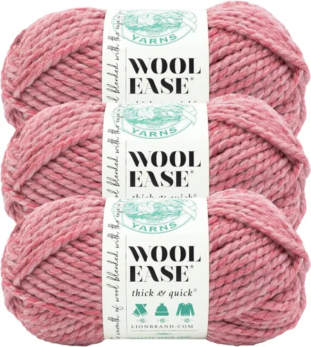 Vista 176 de Lion Brand Yarn - Ovillo de lana Wool-Ease Thick & Quick color fuerza aérea