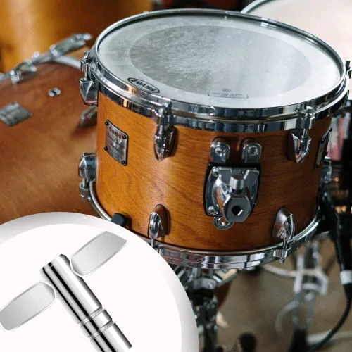 Vista 6 de Drum Keys - Juego de 3 llaves universales de afinación de tambor con tecla de velocidad de movimiento continuo