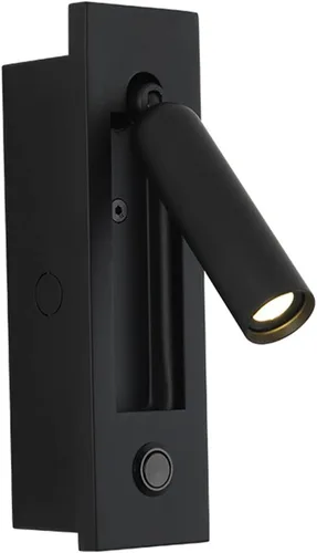 Vista 8 de Lámpara LED para dormitorio, lámpara de pared para cabecero, luz de lectura de mesita de noche, lámparas de pared con interruptor de pulsador