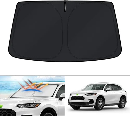 Vista 22 de KUST Parasol para parabrisas para BMW X1 F48 2016, 2017, 2018, 2019, 2020, 2021, 2022, accesorios de ajuste personalizado, parasol plegable