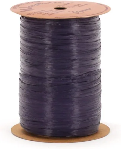 Vista 33 de Berwick Offray Cinta de rafia mate de 1/4" de ancho, morado, 100 yardas