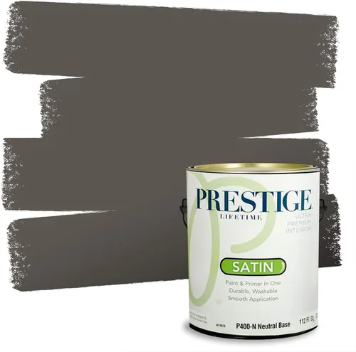 Vista 205 de PRESTIGE Paints - Pintura interior e imprimación en uno, 1 galón, cáscara de huevo, pimienta envejecida