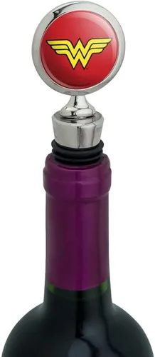 Vista 7 de Wonder Woman Classic Logo tapón de botella de vino