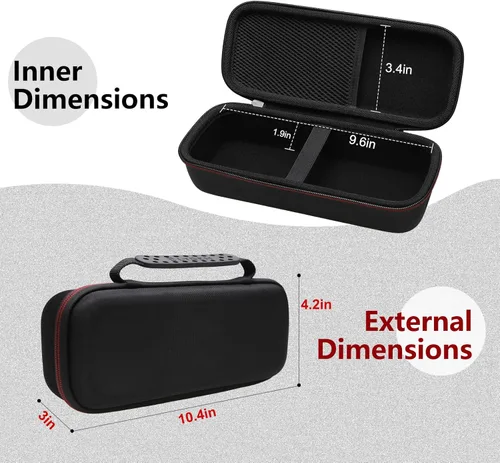 Vista 3 de LTGEM - Funda de viaje rígida para altavoz portátil Soundcore Motion 300 Wireless Hi-Res - Funda protectora de transporte
