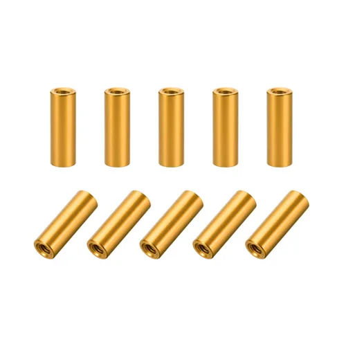 Vista 5 de uxcell Espaciador de columna de separación de aluminio redondo M3x15mm para Drone FPV Quadcopter Racing RC Multirotors piezas DIY