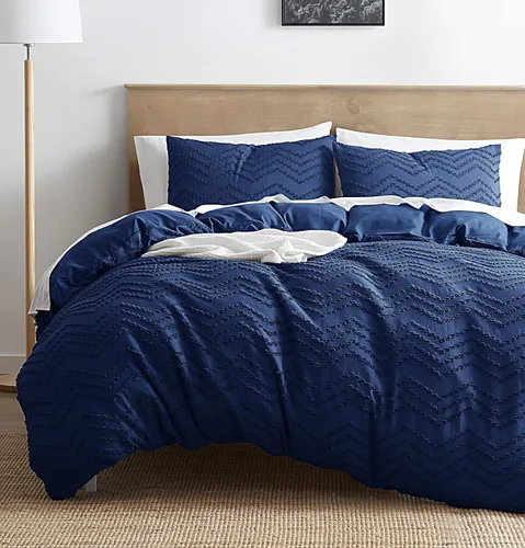 Vista 17 de Nestl Juego de funda de edredón tamaño individual, funda de edredón bohemia tamaño individual, 2 piezas copetudas, funda de edredón verde doble