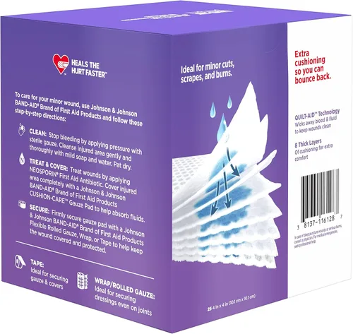 Vista 11 de Band-Aid Cushion-Care Gauze Pads