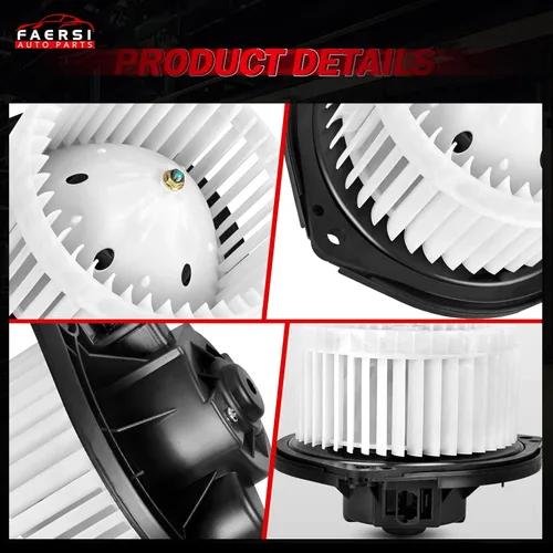 Vista 6 de Motor soplador de calefactor HVAC con jaula de ventilador compatible con Chevy Impala 2004-2016, Chevy Monte Carlo 2004-2007, Pontiac Grand Prix