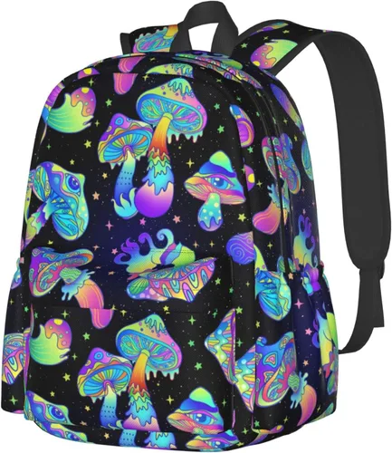 Vista 15 de Mochila de seta de 16 pulgadas Mochila de viaje ligera para portátil, Flor de gato, Classic