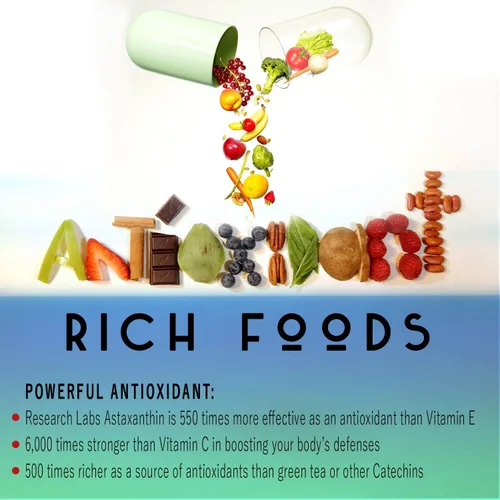 Vista 2 de Research Labs Cápsulas blandas de astaxantina natural de triple fuerza de 12 mg + botella extra de aceite de coco orgánico para una mayor absorción