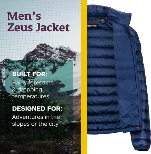 Vista 2 de MARMOT Chaqueta Zeus para Hombre - Relleno de 700, Aislante, Resistente al Agua, Puffer Ligero