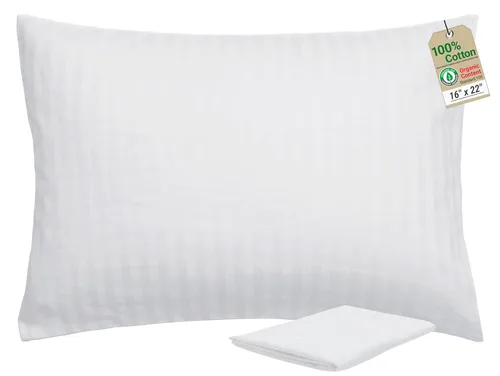 Vista 9 de ZPECC Almohada para niños pequeños con funda de almohada - 13x18 pulgadas Almohada pequeña de algodón orgánico para niños, almohadas de cama suaves