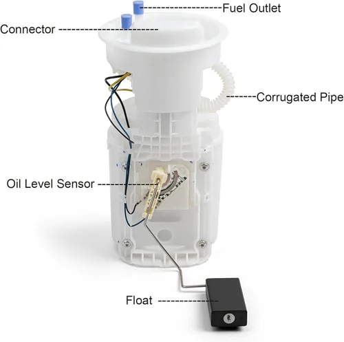 Vista 3 de Ensamble de módulo de bomba de combustible eléctrica Compatible con 1998-2010 VW Volkswagen Beetle 1999-2006 VW Golf 1999-2005 VW Jetta 1.8L 2.0L