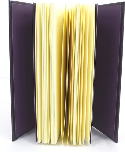 Vista 5 de Nemesis Now B0146A3 Libro de hechizos en relieve púrpura 6.7 in, revestido, papel libre de madera