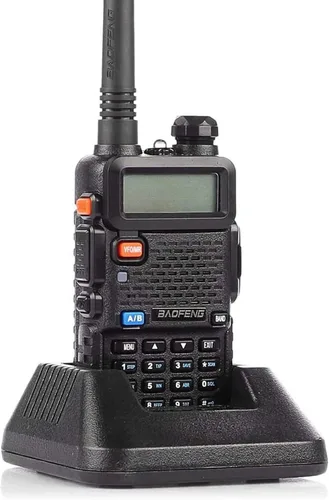 Vista 4 de Baofeng UV-5R 8W Radio bidireccional Radios de jamón de mano USB-C Batería