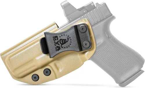 Vista 64 de CYA Supply Co. Funda para llevar armas dentro del cinturón, Base Optics Ready (Flat Dark Earth) Portador Oculto en la Pretina, IWB, Compañía