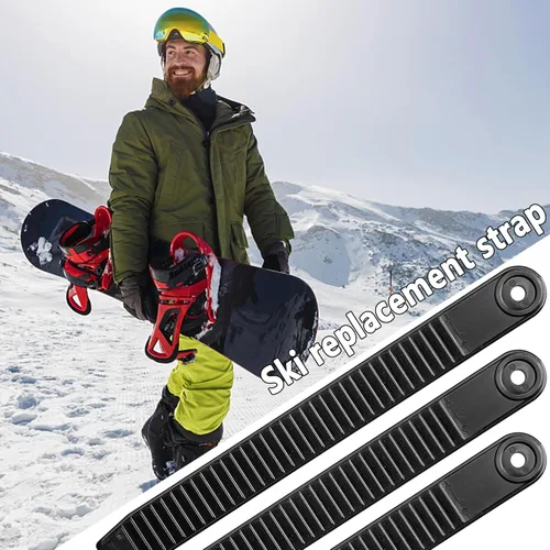 Vista 5 de 6 unids/10 correas de escalera de tobillo para snowboard, 7.9 x 0.8 pulgadas, correas de escalera de snowboard, reemplazo de correa de escalera