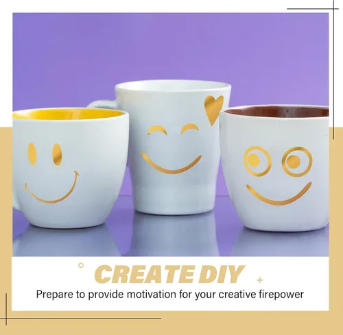 Vista 4 de Frienda 2 rollos de vinilo permanente de 12 pulgadas x 15 pies, fácil de cortar y desmalezar para planchar sobre vinilo resistente a la intemperie