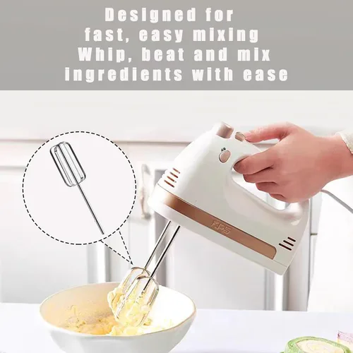 Vista 5 de 2 piezas de accesorios para batidora de mano, batidores para batidora de mano para cocina, piezas de repuesto de acero inoxidable para KitchenAid