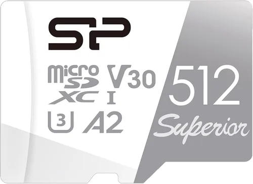 Vista 8 de Silicon Power 128GB Superior Micro SDXC UHS-I (U3), V30 4K A2, Tarjeta MicroSD de alta velocidad con adaptador