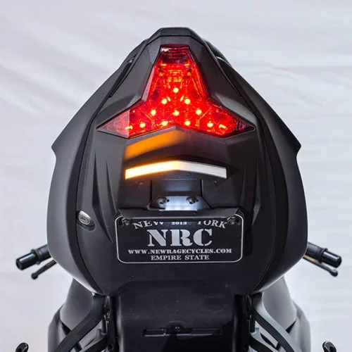 Vista 7 de New Rage Cycles - Eliminador de guardabarros compatible con Kawasaki ZX-6R (2019-presente) estándar 2019-2023 No Thanks