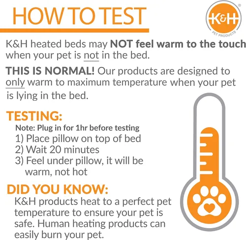 Vista 5 de K&H Pet Products Lectro-Kennel - Almohadilla térmica para perros al aire libre, de plástico ABS rígido y duradero, impermeable, para casas de perros