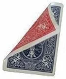 Tarjetas de doble espalda (bicicleta) - rojo/azul