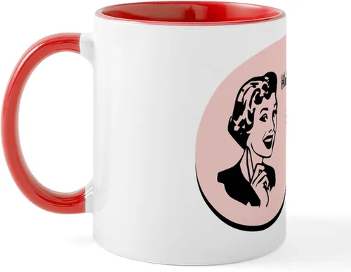 Vista 40 de CafePress Coffee Then Payroll Mugs - Taza de café de cerámica (11 oz)
