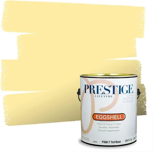 Vista 213 de PRESTIGE Pinturas de pintura exterior e imprimación en uno, 1 galón, plano, combinación comparable de Benjamin Moore* Pila de heno