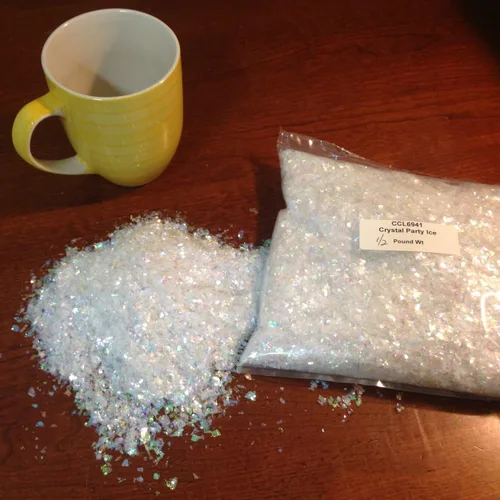 Vista 8 de Jimmy Jem's - Navidad blanco iridiscente para globos de nieve, decoraciones 32 oz (9700)