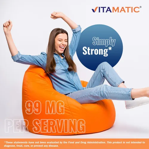 Vista 4 de Vitamatic Potasio 99mg – 250 Tabletas – Cloruro de Potasio para la Función Muscular, del Corazón y de los Nervios – Apoyo de Electrolitos – Sin OMG