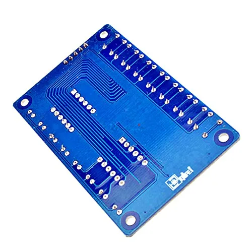 Vista 5 de TM1638 Pantalla LED Módulo de tubo digital de 8 bits para Arduino para AVR 7 segmento 8 bits rojo TM1638 clave LED panel de tablero de pantalla