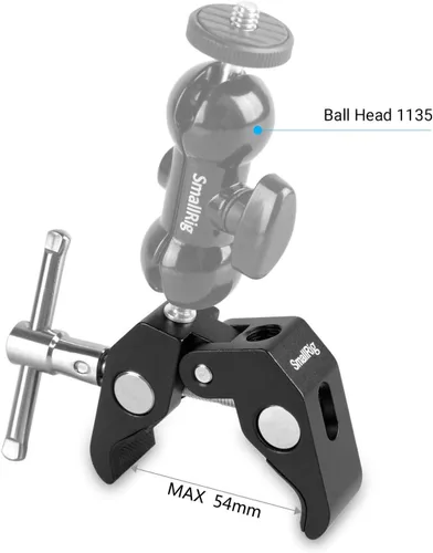 Vista 5 de SmallRig Abrazadera de brazo mágica para DJI Ronin, monitor de cámara, luz LED 2058 (paquete de 2)