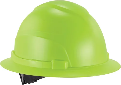Ergodyne Skullerz 8969 Class E - Casco duro de ala completa, ligero, suspensión de trinquete ajustable de 6 puntos, carcasa de HDPE, lima