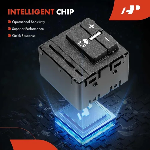 Vista 6 de Interruptor de control de freno de remolque A-Premium 84108373 - Compatible con 2014-2021 Chevy Colorado, Silverado, Tahoe, Suburban y GMC Sierra