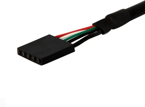 Vista 3 de StarTech.com 1 ft Panel Mount USB Cable - USB A to Motherboard Header Cable Adapter F/F - USB 2.0 internal Cable (USBPNLAFHD1)