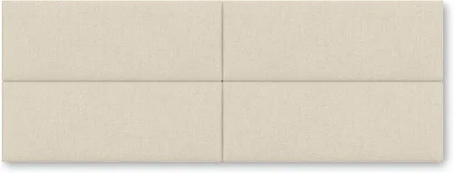 Vista 350 de Jaxx Panelist - Cabecero acolchado moderno, juego de 4 paneles para montar en la pared (cada uno de 11.25 x 38 pulgadas), tamaño King