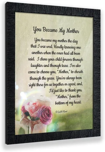 Vista 33 de Crossroads Home Décor Regalos para suegra - Regalos de nuera, You Became My Mother 7346BW