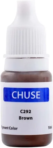 CHUSE Microblading Ink Pigmento de maquillaje permanente 0.35 oz/0.3 fl oz Pigmento Microblading de tinta para cejas Delineador de ojos (C292 marrón)