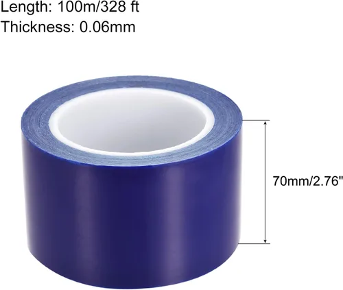 Vista 2 de MECCANIXITY Película protectora extraíble, 2.76 pulgadas x 328 pies, rollo de película protectora contra arañazos para muebles, electrodomésticos