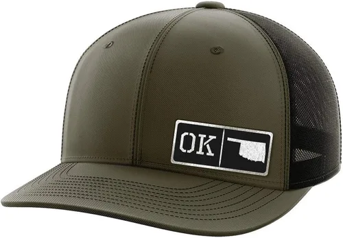 Vista 8 de Sombrero de parche negro de cosecha propia de Oklahoma Negro/Negro