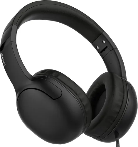 Vista 8 de LORELEI E5 Auriculares con Cable para Niños Plegables y Conector de 3.5mm Cable de Nylon Sin Enredos Auriculares Estéreo Sobre la Oreja