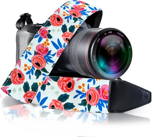 Vista 32 de Art Tribute Camera Strap for All DSLR and Mirrorless Cameras. Add Your Name Or Initials Make It a Personalized Gift