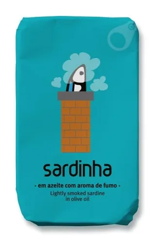 Conservas A Banca da Sardinha - Sardina ligeramente ahumada en aceite de oliva - 4.23oz 120gr (paquete de 5 latas)