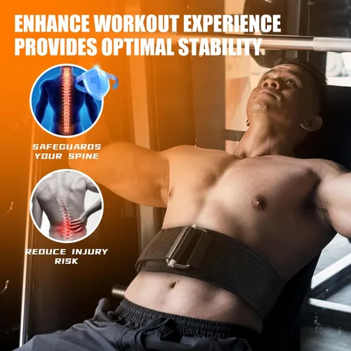 Vista 5 de weight Lifting Belt for Men and Women Wide Weight Belt,Lifting Support for Men for Weightlifting,Power Lifting,Squat,Gym Training,and Back Support